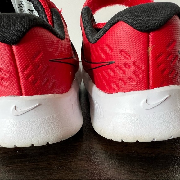 Nike Red and Black Sneakers with Velcro Closure - Picture 3 of 5